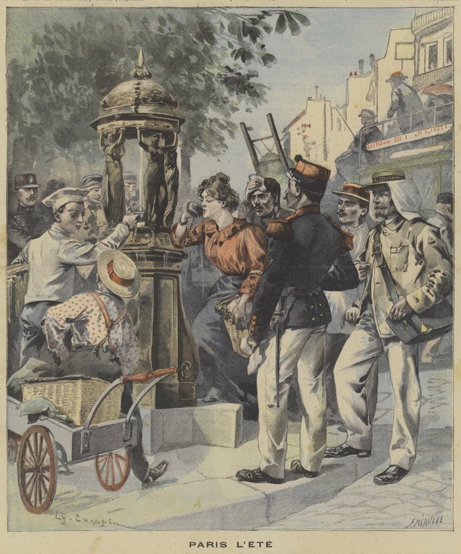 Párizs nyáron alkotó: Fortune Louis Meaulle