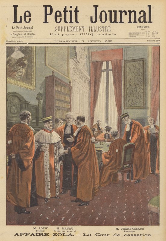 Emile Zola rágalmazási ügye – a Semmítőszék alkotó: Fortune Louis Meaulle