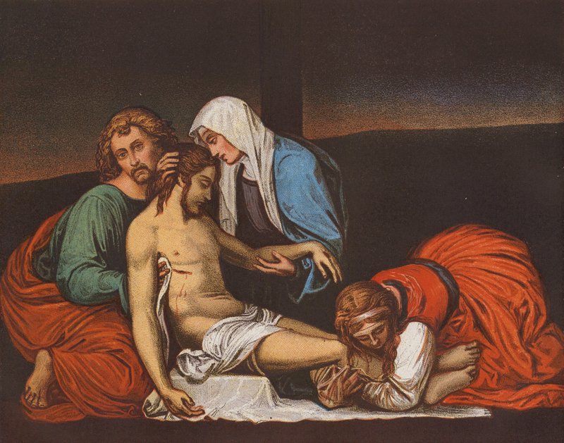 Levétel a keresztről (színes litográfia) alkotó: Fra (1471 1517) (after) Bartolomeo