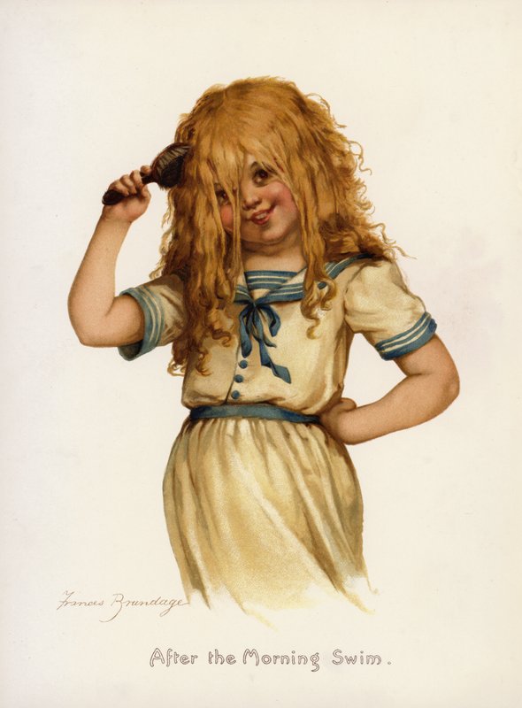 Lányok: (színes litográfia) alkotó: Frances Brundage