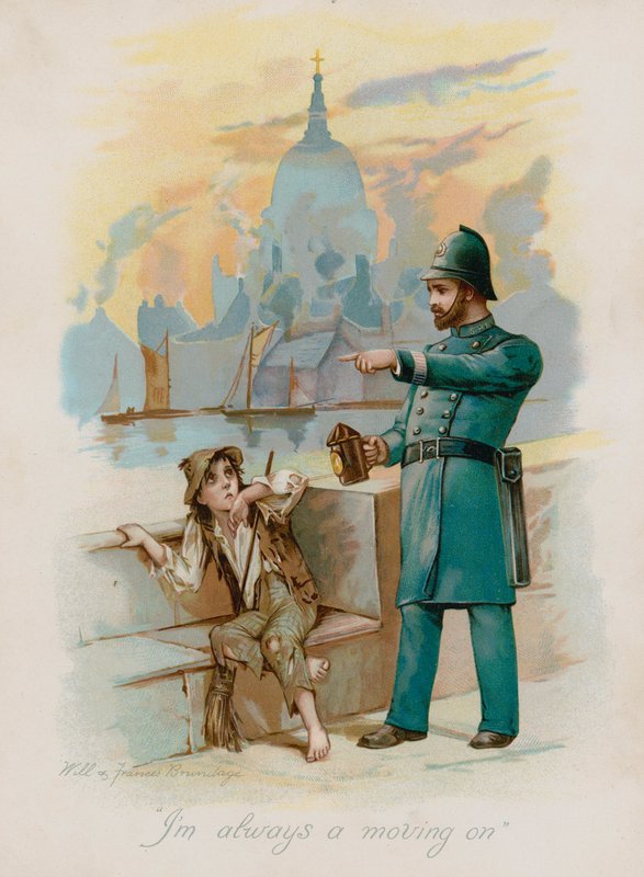 "Mindig haladó vagyok" (chromolitho) alkotó: Frances Brundage
