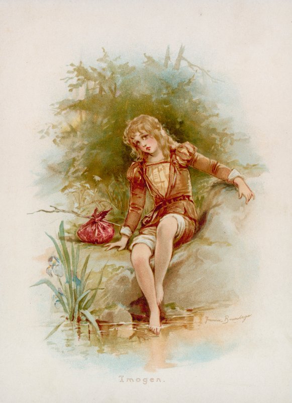 Imogen Shakespeare Cymbeline-jéből alkotó: Frances Brundage