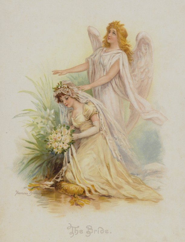 A menyasszony (chromolitho) alkotó: Frances Brundage