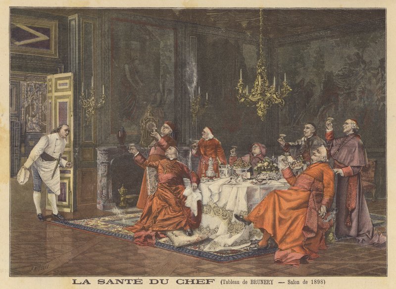 La sante du Chef (A séf egészségére) alkotó: Francesco Brunery