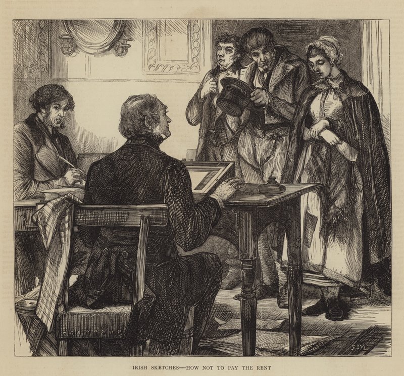 Irish Sketches, hogyan ne fizessük ki a bérleti díjat alkotó: Francis S. Walker