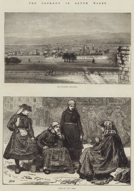 A kizárás Dél-Walesben alkotó: Francis S. Walker