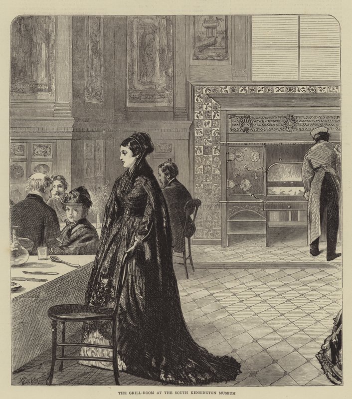 Grill-szoba a South Kensington Múzeumban alkotó: Francis Wilfred Lawson