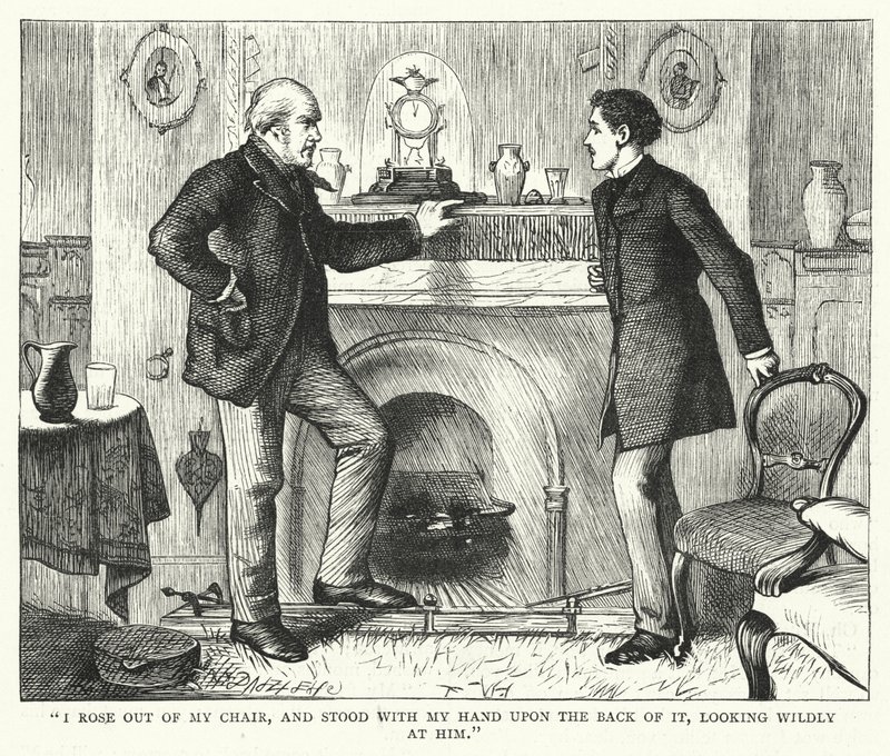 Illusztráció a nagy várakozásokhoz, Charles Dickens (metszet) alkotó: Francis Arthur Fraser