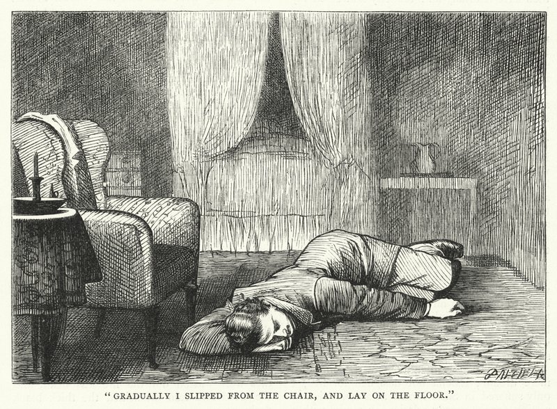 Illusztráció a nagy várakozásokhoz, Charles Dickens (metszet) alkotó: Francis Arthur Fraser