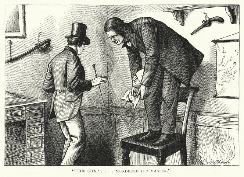 Illusztráció a nagy várakozásokhoz, Charles Dickens (metszet) alkotó: Francis Arthur Fraser