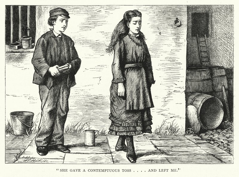 Illusztráció a nagy várakozásokhoz, Charles Dickens (metszet) alkotó: Francis Arthur Fraser