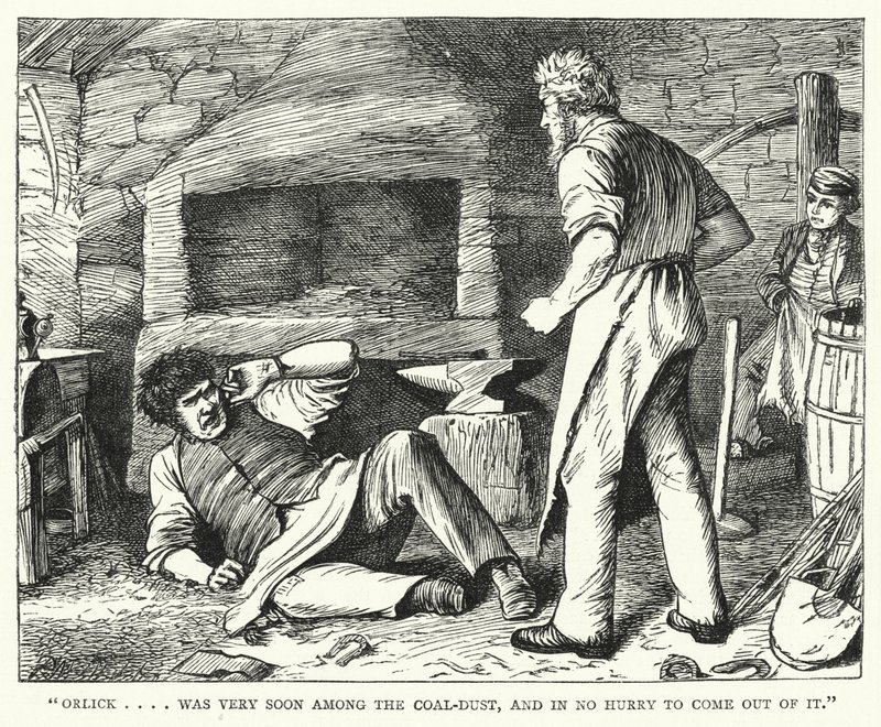 Illusztráció a nagy várakozásokhoz, Charles Dickens (metszet) alkotó: Francis Arthur Fraser