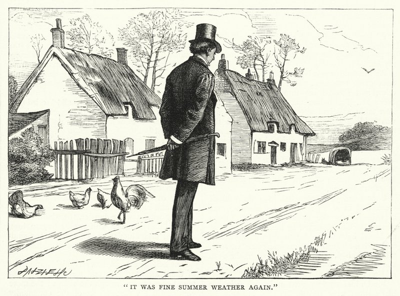 Illusztráció a nagy várakozásokhoz, Charles Dickens (metszet) alkotó: Francis Arthur Fraser