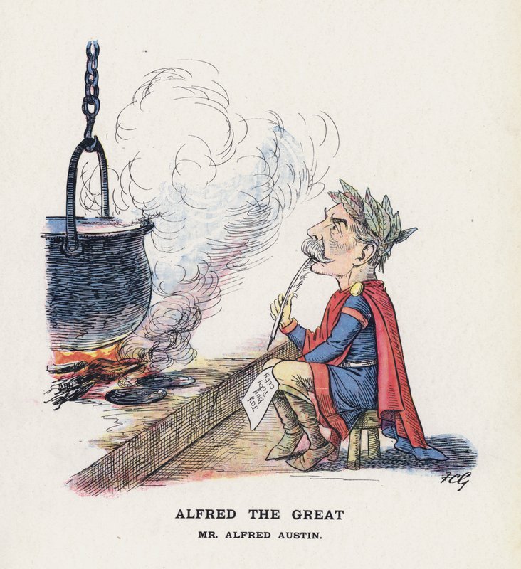 Nagy Alfréd, Alfred Austin (színes litó) alkotó: Francis Carruthers Gould