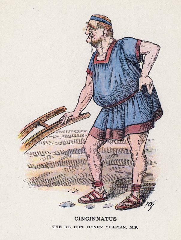 Cincinnatus, The Rt Hon Henry Chaplin (színes litho) alkotó: Francis Carruthers Gould