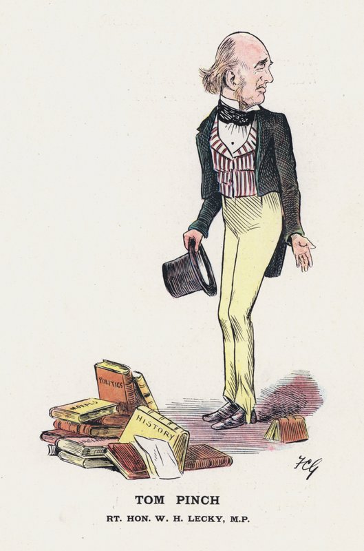 Tom Pinch, Rt Hon W H Lecky (színes litho) alkotó: Francis Carruthers Gould