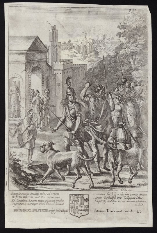Evander és Aeneas a Palentiumban alkotó: Francis Cleyn