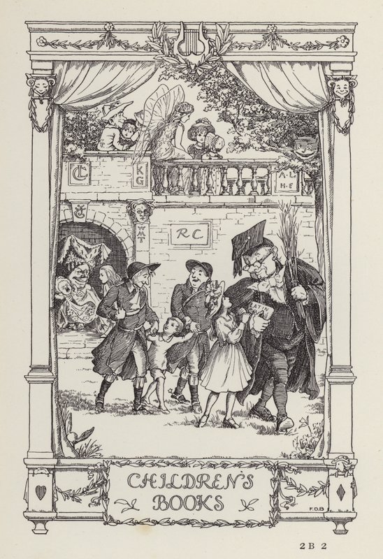 Egy másik verseskönyv gyerekeknek: Gyermekkönyvek (litográfia) alkotó: Francis Donkin Bedford