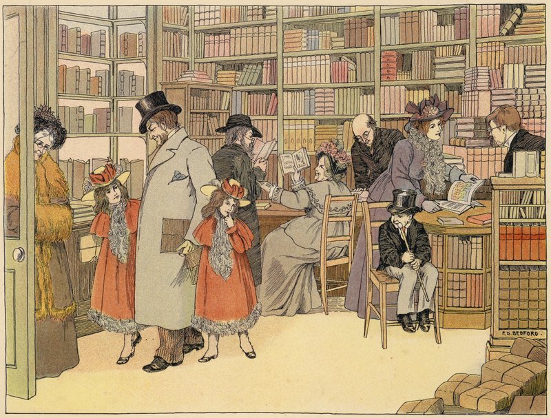Bedford üzletek könyve: (színes litográfia) alkotó: Francis Donkin Bedford