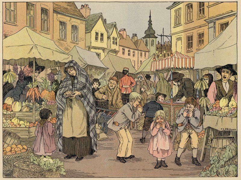 Bedford üzletek könyve: (színes litográfia) alkotó: Francis Donkin Bedford