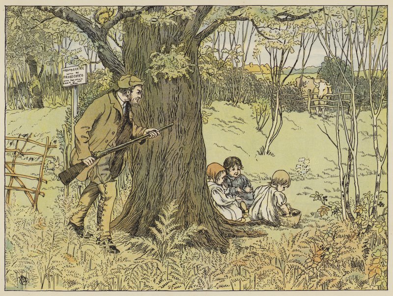 Game-Keeper (színes litográfia) alkotó: Francis Donkin Bedford