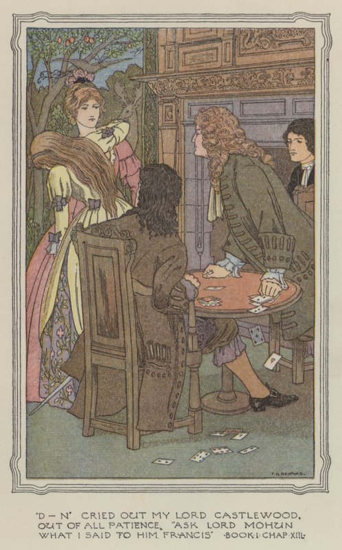 Illusztráció Henry Esmond történetéhez (színes litográfia) alkotó: Francis Donkin Bedford