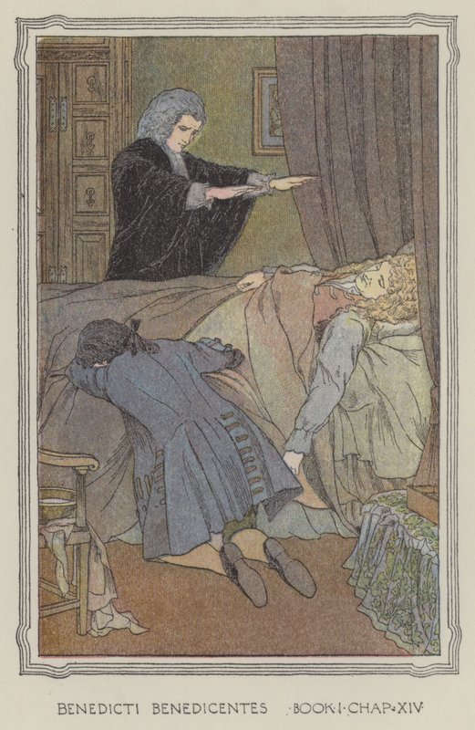 Illusztráció Henry Esmond történetéhez (színes litográfia) alkotó: Francis Donkin Bedford
