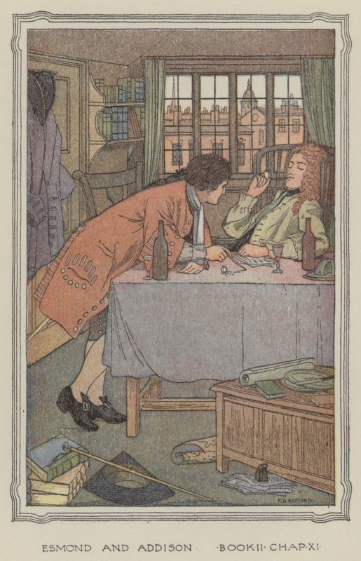 Illusztráció Henry Esmond történetéhez (színes litográfia) alkotó: Francis Donkin Bedford