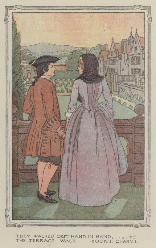 Illusztráció Henry Esmond történetéhez (színes litográfia) alkotó: Francis Donkin Bedford