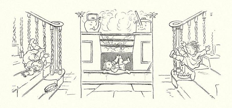 Illusztráció Charles Dickens A varázslatos halcsontjához (litográfia) alkotó: Francis Donkin Bedford