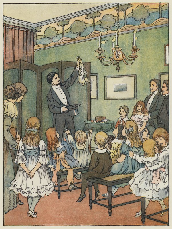 London: The Party (színes litográfia) alkotó: Francis Donkin Bedford