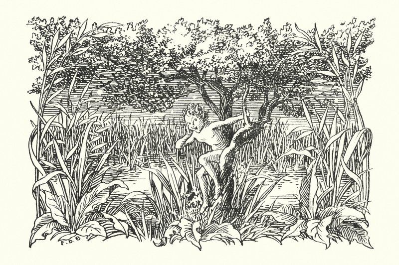 Merrie England: Robin Goodfellow (litográfia) alkotó: Francis Donkin Bedford