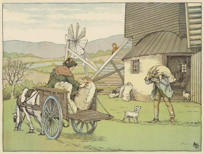 Miller (színes litográfia) alkotó: Francis Donkin Bedford