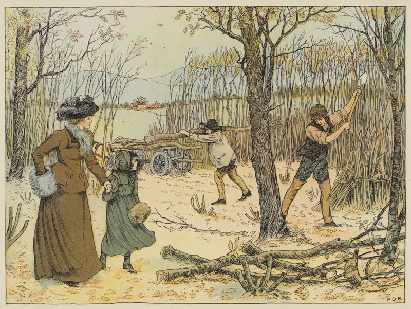 Woodman (színes litográfia) alkotó: Francis Donkin Bedford