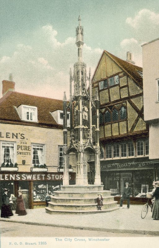 The City Cross, Winchester (színes fotó) alkotó: Francis G. O. Stuart