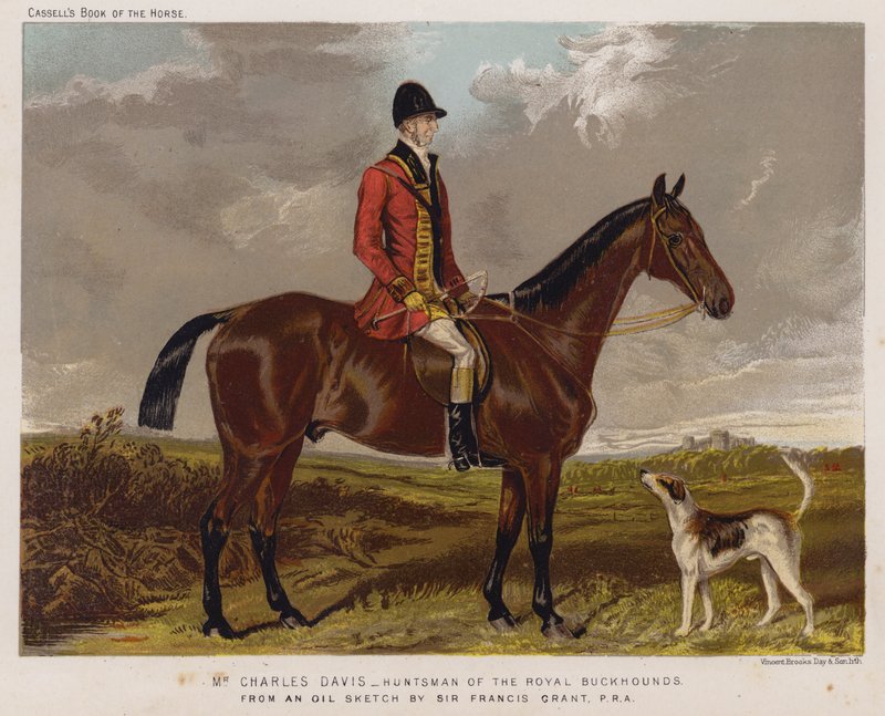 Charles Davis úr, a Royal Buckhounds vadásza alkotó: Francis Grant