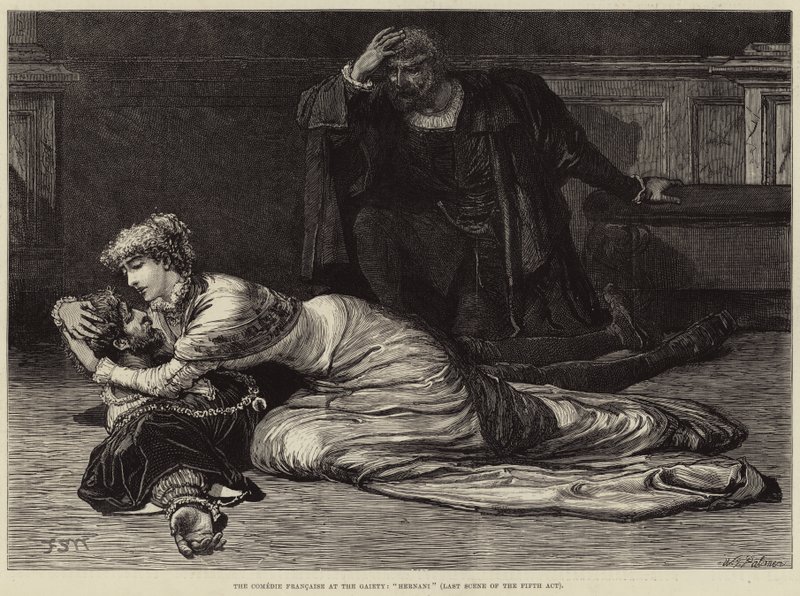 The Comedie Francaise at the Gaiety, Hernani, Az ötödik felvonás utolsó jelenete alkotó: Francis S. Walker
