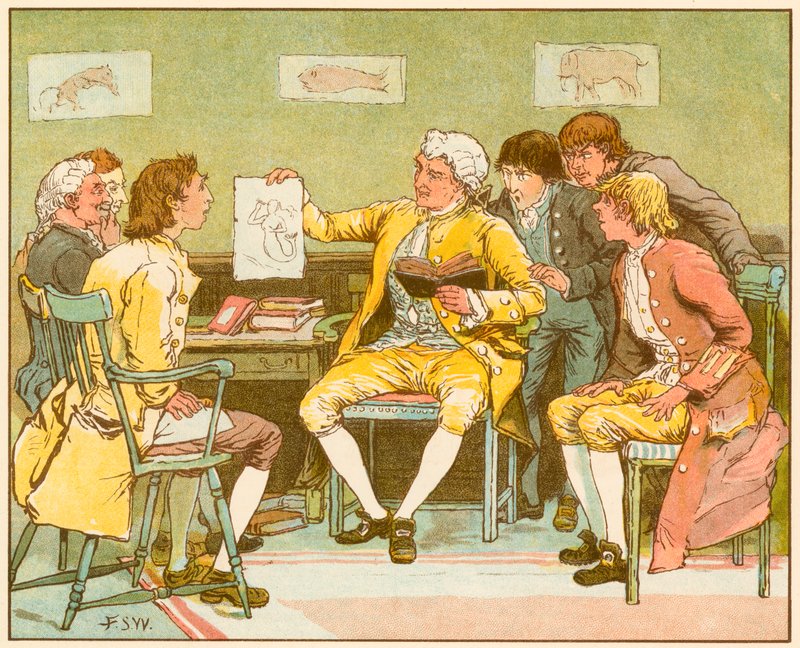 Az elhagyatott falu – Oliver Goldsmith alkotó: Francis S. Walker