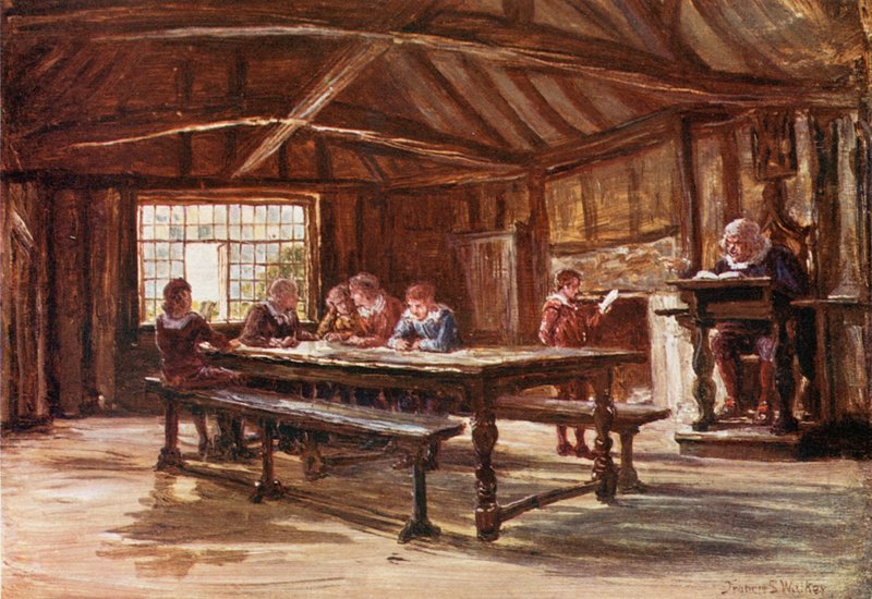 A Gimnázium, Stratford on Avon alkotó: Francis S. Walker