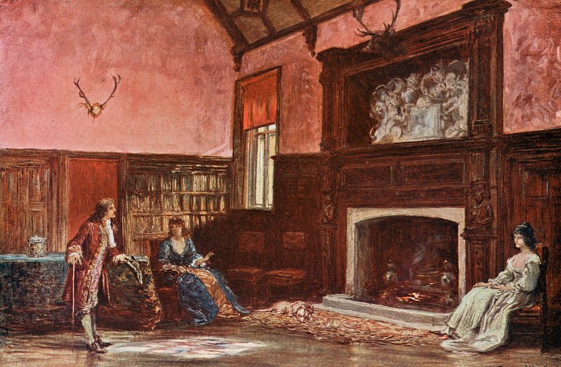A Stoke Poges Manor csarnoka alkotó: Francis S. Walker