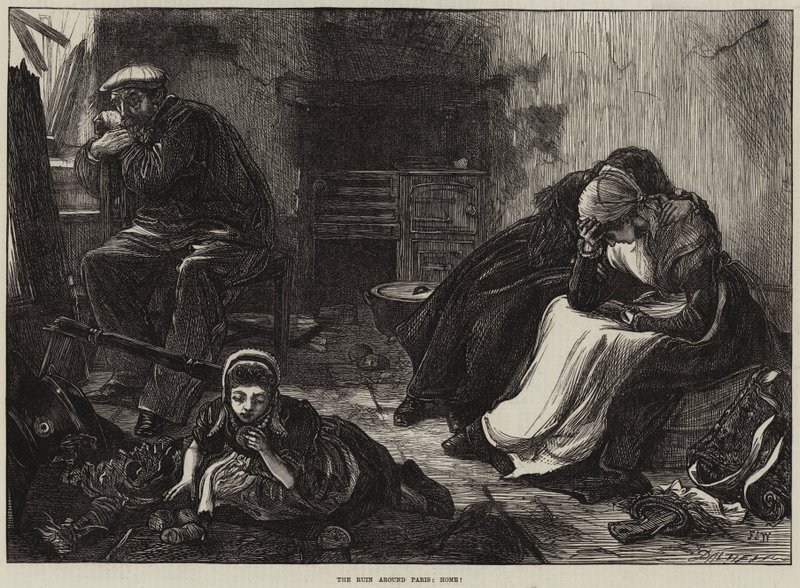 Romok Párizs körül, Otthon! alkotó: Francis S. Walker