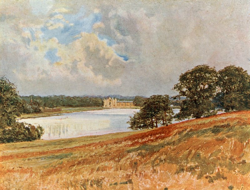 A Newstead-i tó alkotó: Francis S. Walker