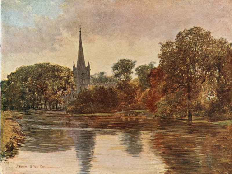 Szentháromság templom, Stratford on Avon alkotó: Francis S. Walker
