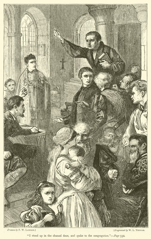 Felálltam a karzat ajtajában, és a gyülekezethez beszéltem alkotó: Francis Wilfred Lawson