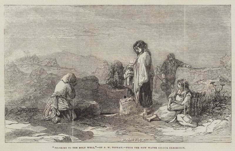 Zarándokok a Szentkúthoz alkotó: Francis William Topham