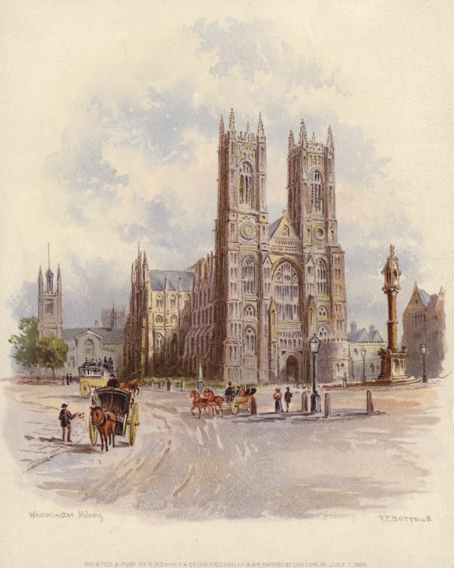 Westminster Abbey, London alkotó: Francis after Barraud