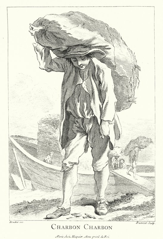 Coalman (metszet) alkotó: Francois (after) Boucher