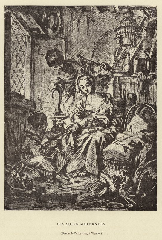 Anyai gondozás alkotó: Francois (after) Boucher