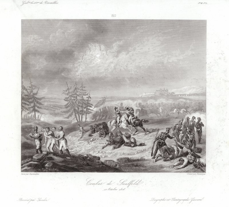 Saalfeld elleni küzdelem alkotó: Francois Augustin Desmoulins
