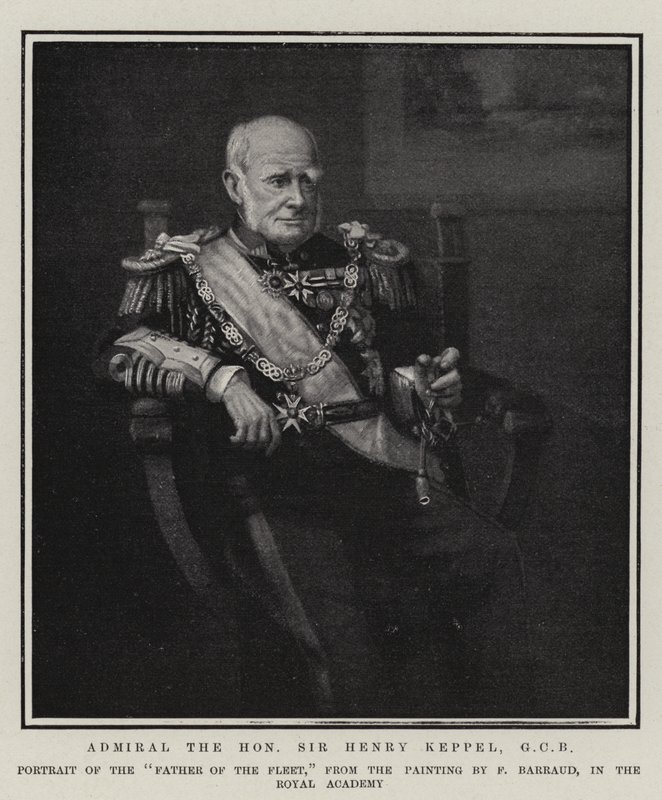 Tengernagy Sir Henry Keppel, GCB alkotó: Francois Barraud